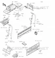 ETIQUETTES pour Kawasaki MULE PRO-FX 2022