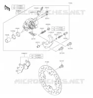 FREIN AVANT pour Kawasaki MULE PRO-FX 2022