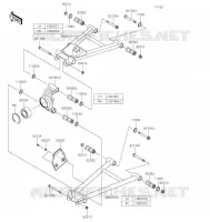 SUSPENSION ARRI&Egrave;RE pour Kawasaki MULE PRO-FX 2022