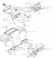 BOITE AVANT pour Kawasaki MULE PRO-DX 2022