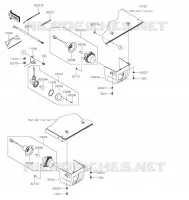FEUX ARRI&Egrave;RE(S) pour Kawasaki MULE PRO-DX 2022