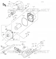 FILTRE A AIR pour Kawasaki MULE PRO-DX 2022