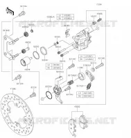 FREIN ARRIERE pour Kawasaki MULE PRO-DX 2022