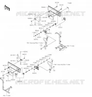 PORTE pour Kawasaki MULE PRO-DX 2022