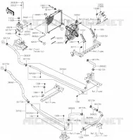 RADIATEUR pour Kawasaki MULE PRO-DX 2022