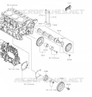 SOUPAPE/ARBRE A CAME pour Kawasaki MULE PRO-DX 2022