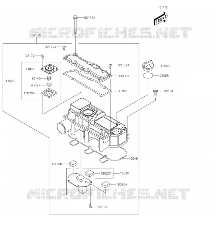COUVRE CULASSE Kawasaki SSV 1000 2022 MULE PRO-DX  KDF1000ANSNN
