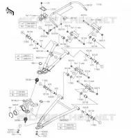 AMORTISSEUR AVANT pour Kawasaki TERYX KRX 1000 2021