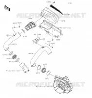 FILTRE A AIR   CONVERTISSEUR pour Kawasaki TERYX KRX 1000 2021