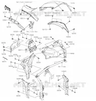 GARDE BOUE pour Kawasaki TERYX KRX 1000 2021