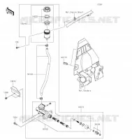 MAiTRE CYLINDRE pour Kawasaki TERYX KRX 1000 2021