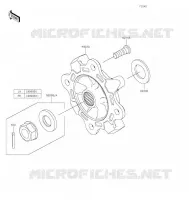 MOYEU ARRIERE/FREIN pour Kawasaki TERYX KRX 1000 2021