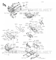 PIECE DE CADRE(AVANT) pour Kawasaki TERYX KRX 1000 2021