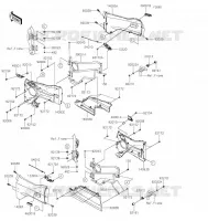 PORTE pour Kawasaki TERYX KRX 1000 2021