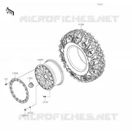 ROUE/PNEUS pour Kawasaki TERYX KRX 1000 2021