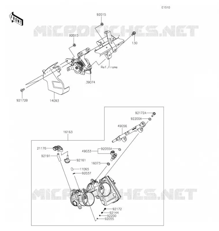 CARBU Kawasaki SSV 1000 2021 TERYX KRX 1000  KRF1000DMFNN