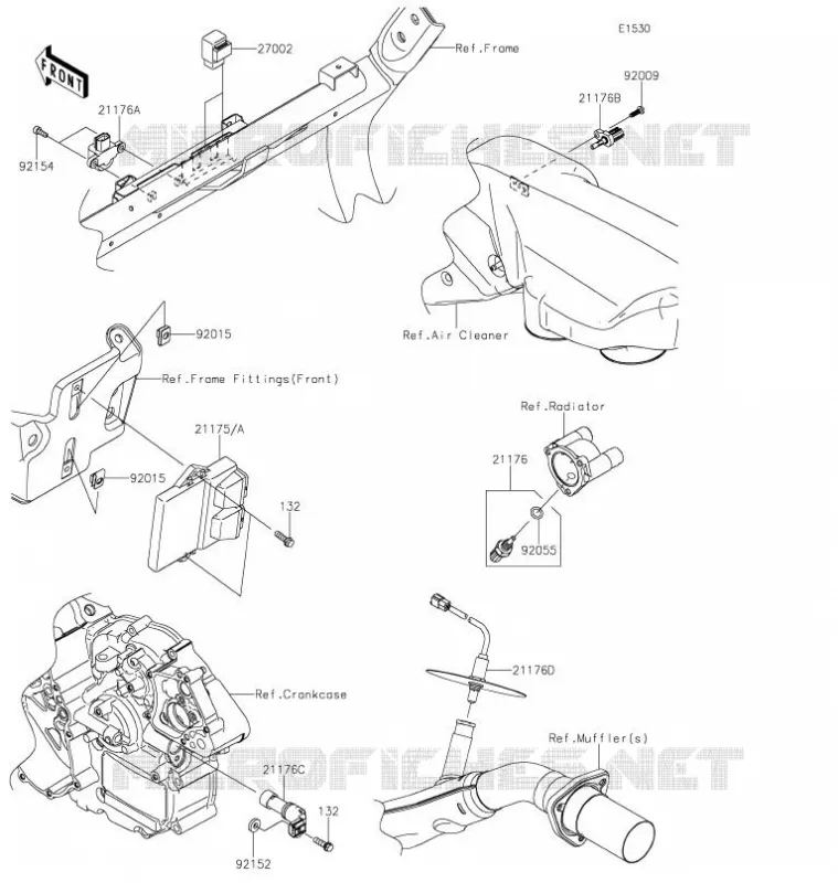 INJECTION CARBURANT Kawasaki SSV 800 2022 TERYX4  KRT800FNFNL