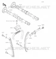 ARBRE A CAME/TENDEUR pour Kawasaki JET SKI SX-R 2021