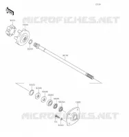ARBRE DE TRANSMISSION pour Kawasaki JET SKI ULTRA LX 2019