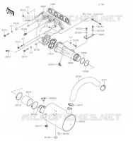 &Eacute;CHAPPEMENT pour Kawasaki JET SKI ULTRA LX 2019