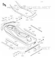 MOUSSES pour Kawasaki JET SKI ULTRA LX 2019