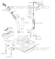 RESERVOIR CARBURANT pour Kawasaki JET SKI ULTRA LX 2019