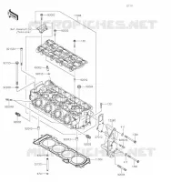 CULASSE pour Kawasaki JET SKI ULTRA 310X 2021