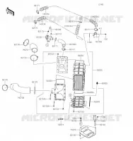 INTER COOLER pour Kawasaki JET SKI ULTRA 310X 2021