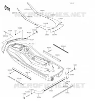 MOUSSES pour Kawasaki JET SKI ULTRA 310X 2021