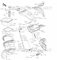 PIECE COQUE AV pour Kawasaki JET SKI ULTRA 310X 2021