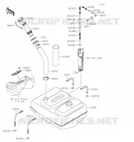 RESERVOIR CARBURANT pour Kawasaki JET SKI ULTRA 310X 2021