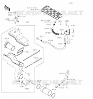 SILENCIEUX ADMISSION pour Kawasaki JET SKI ULTRA 310X 2021