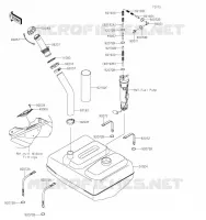 RESERVOIR CARBURANT pour Kawasaki JET SKI ULTRA 310R 2021