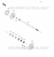 ARBRE DE TRANSMISSION pour Kawasaki JET SKI STX 160LX 2021