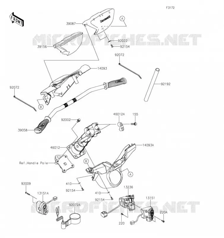 GUIDON Kawasaki JET SKI 1500 2021 JET SKI STX 160LX  JT1500TMFNN