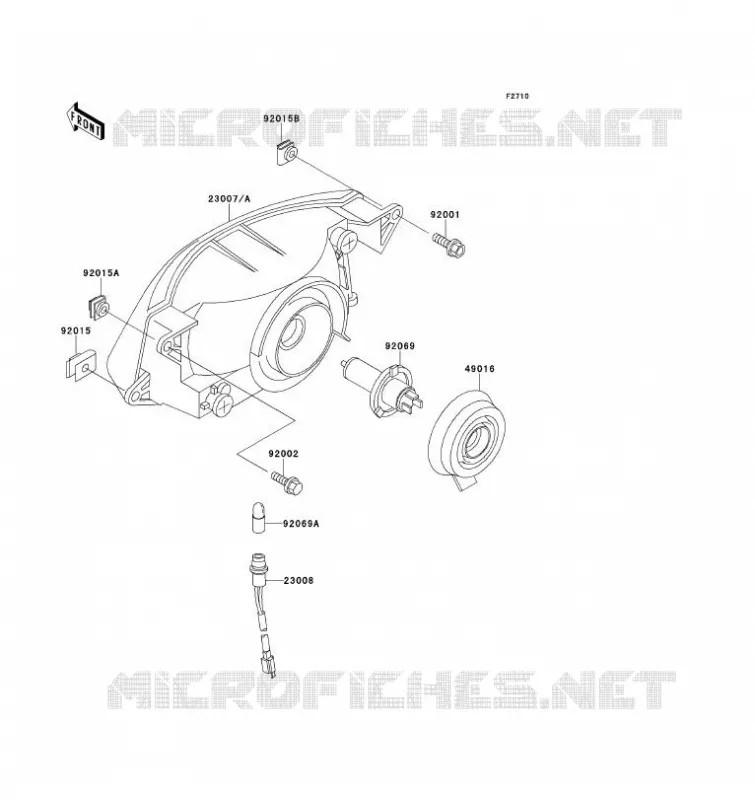 OPTIQUE(S) Kawasaki MOTOS 1100 1993 ZZ-R1100  ZX1100-D1