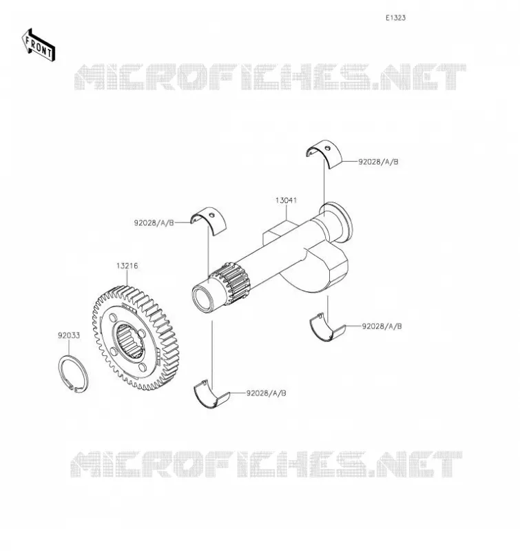 BALANCIER Kawasaki MOTOS 800 2020 W800  EJ800DLF