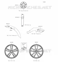 AUTOCOLLANT (NOIR) pour Kawasaki VULCAN S 2020