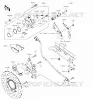 FREIN ARRIERE pour Kawasaki VULCAN S 2020