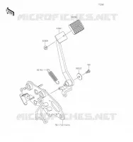 PEDALE DE FREIN pour Kawasaki VULCAN S 2020