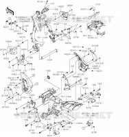 PIECE DE CADRE (COUVERTURE) pour Kawasaki VULCAN S 2020