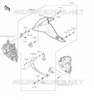 ACCESSOIRE(Lower Cowling) pour Kawasaki Z400 2019