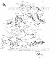CARENAGE INFERIEUR pour Kawasaki Z400 2019