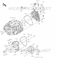 COUVERCLES MOTEUR pour Kawasaki Z400 2019