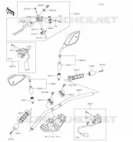 GUIDON pour Kawasaki Z400 2019