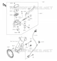 MAITRE CYLINDRE AV pour Kawasaki Z400 2019