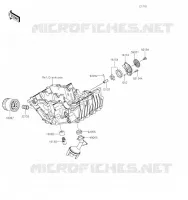 POMPE A HUILE/FILTRE &Agrave; HUILE pour Kawasaki Z400 2019