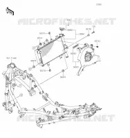 RADIATEUR pour Kawasaki Z400 2019