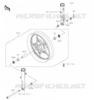 ROUE AVANT pour Kawasaki Z400 2019