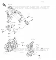 SUPPORT MOTEUR pour Kawasaki Z400 2019